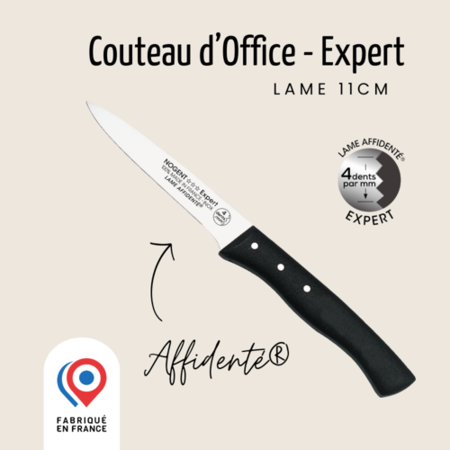 Couteau d'Office - Lame 11 cm | Expert Affidenté® Polypro